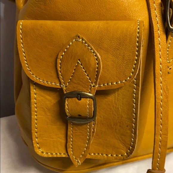 Moroccan Leather Backpack - Picture 3 of 15